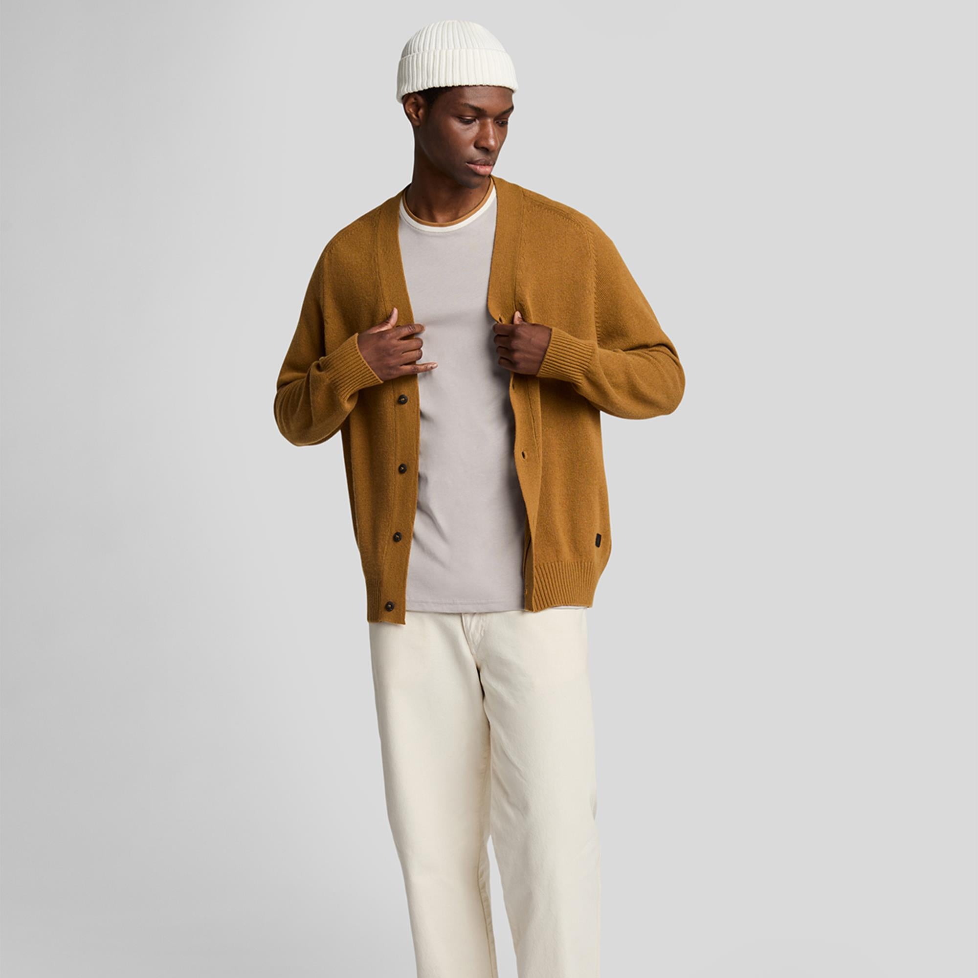 Lyle & Scott Half Tipped T-Shirt Pale Grey